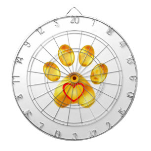 Gold Paw Dartboard