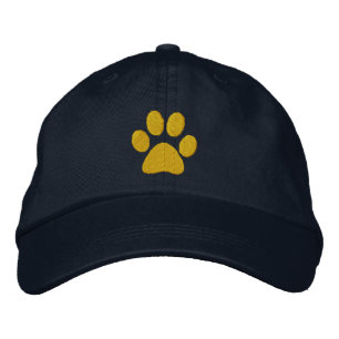 Gold Paw Embroidered Hat