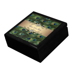 Gold Peacock Gift Box