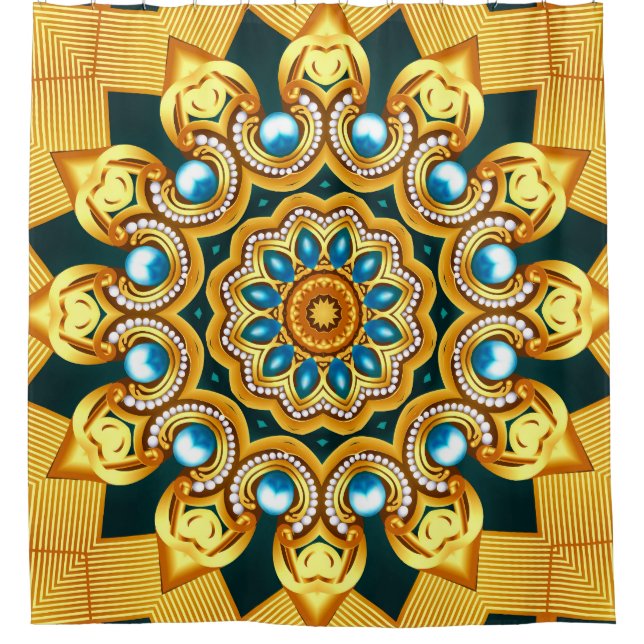 Gold Pearl Decorative Frame Illustration (Front)