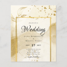 Gold Pearl WEDDING Alcohol INK Abstract LeahG