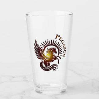 Gold Pegasus2 Drinkware Glass