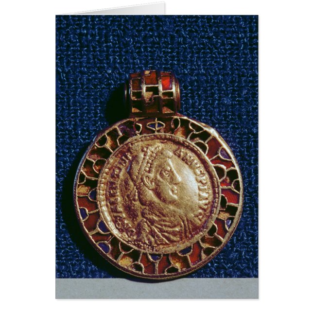 Gold pendant in the form of a coin (Front)