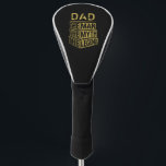 Gold Personalized Name The Man The Myth The Legend Golf Head Cover<br><div class="desc">Personalized your own name,  "the Man the Myth the Legend" typography design in black and gold,  great custom gift for men,  dad,  grandpa,  husband,  boyfriend on father's day,  birthday,  anniversary,  and any special day.</div>