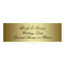 Gold Personalized Wedding Favour Tag Template