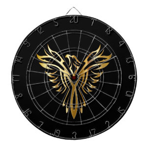 Gold Phoenix Metal Cage Dartboard