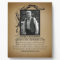 Gold Photo Memorial Plaque