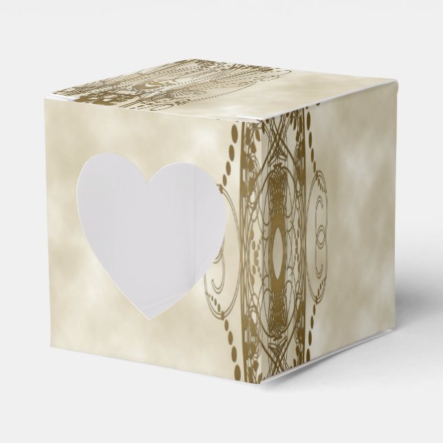 Gold Pillars Favor Box (Front Side)