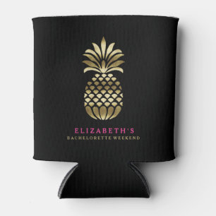 GOLD PINEAPPLE BACHERLOTTE PARTY CAN COOLER