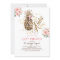 Gold Pineapple Pink Floral Beach Baby Shower