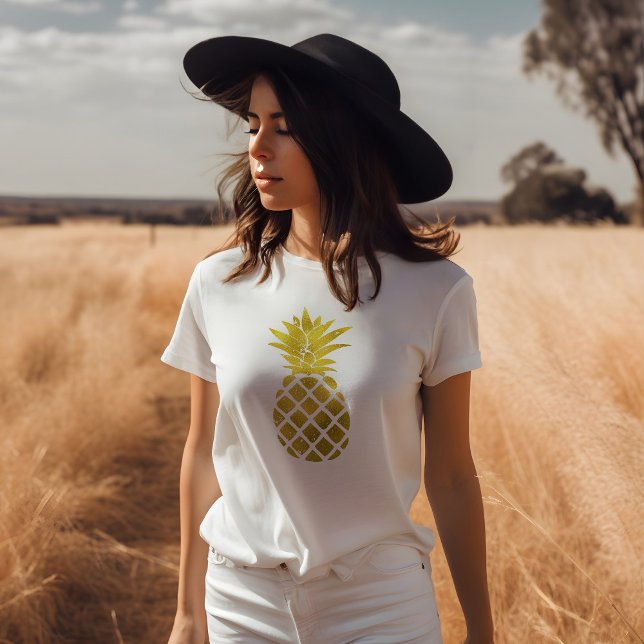 Gold Pineapple T-Shirt (Creator Uploaded)