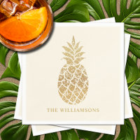Gold Pineapple Tropical