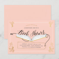 Gold Pink Fairy Tale Storybook Baby Shower