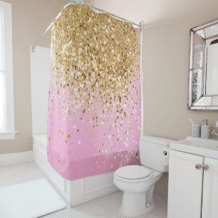 Gold Pink Glitter #1