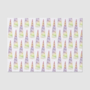 Gold Pink Purple Lime Unicorn Birthday  Tissue Paper