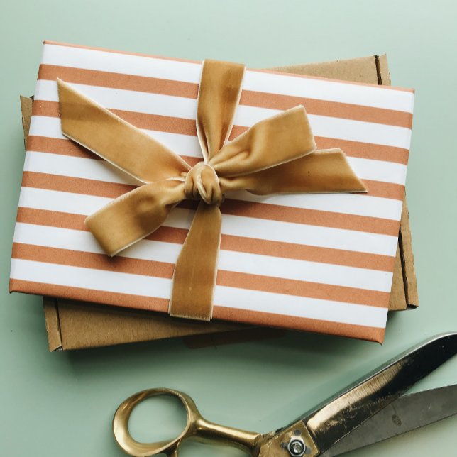 Gold Pinstripe Pattern Wrapping Paper (Creator Uploaded)