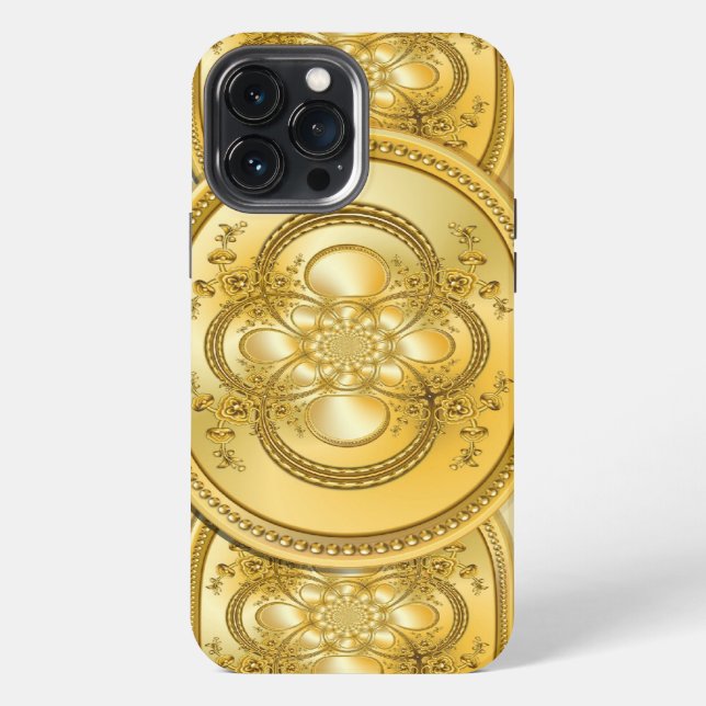 Gold Plate iPhone Case (Back)