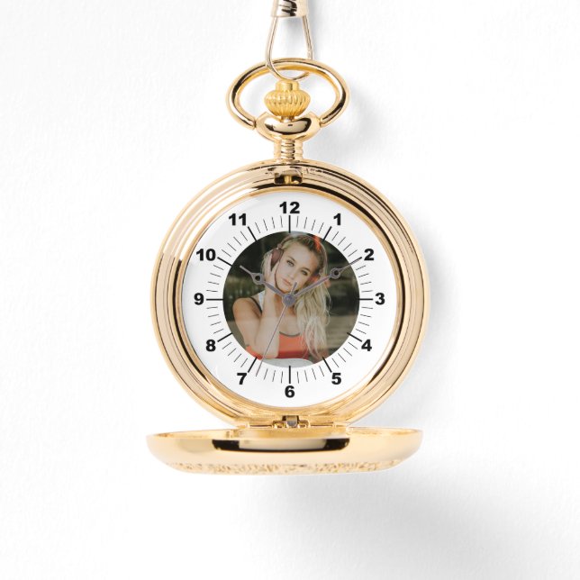 Gold Pocket Watch - Personalized (Front)