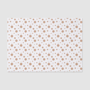 Gold polka dots napkins tissue paper