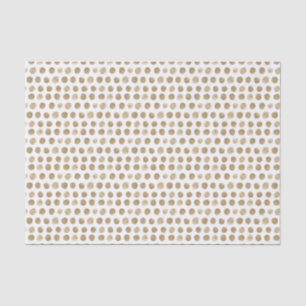 Gold Polka Dots Tissue Paper