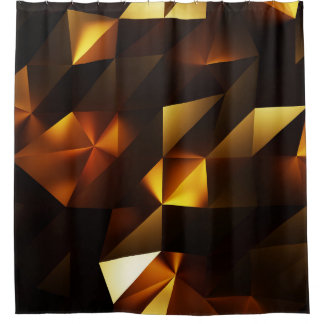 Gold Polygon: 3D Abstract Rendering