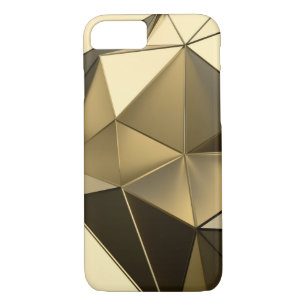 gold polygon design Case-Mate iPhone case