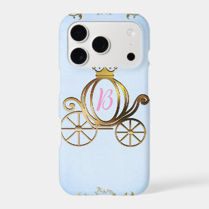 Gold Princess Carriage Blue Storybook Personalized
