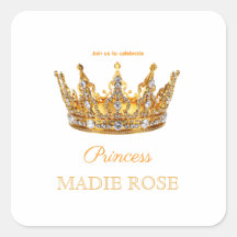 Gold Princess Crown Fairytale Birthday
