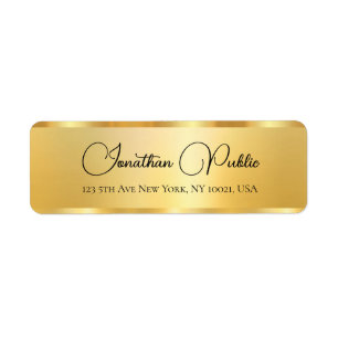 Gold Professional Elegant Template Typography