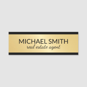 Gold Professional Personalized Name Tag