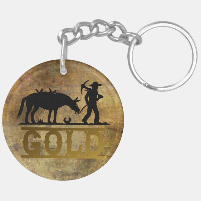 Gold Prospector. Keychain (Back Right)