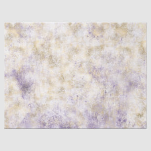 Gold Purple Abstract Tissue Paper