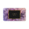 Gold purple amethyst gemstone geode.