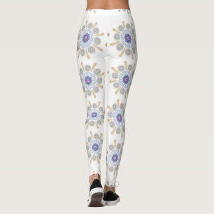 Gold, purple, and blue Captivating  Leggings