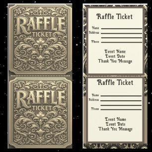 Gold Raffle Ticket