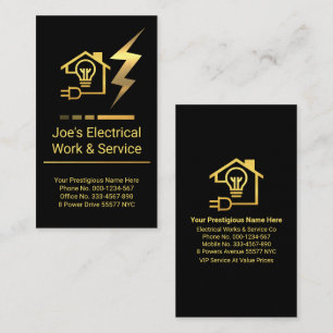 Gold Rebar Piling Construction Groundwork Business Card