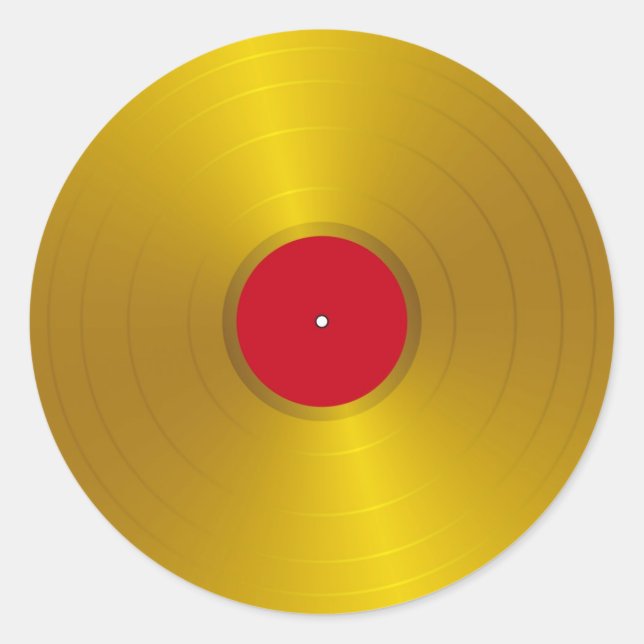 Gold Record Sticker (Front)
