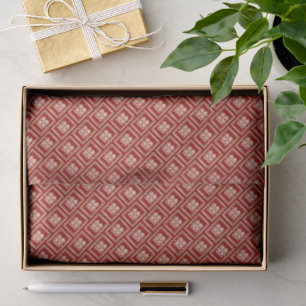 Gold Rectangle Double Happiness 囍 Chinese Wedding Tissue Paper
