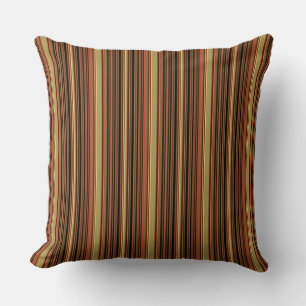 Gold Red And Black Throw Pillow