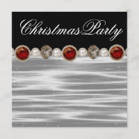 Gold Red Black White Christmas Party