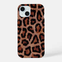 Gold Red Brown Black Leopard Animal Print