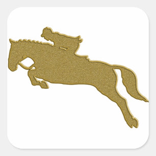 Gold Reiten Sticker