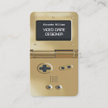 Gold Retro Style Gaming Console