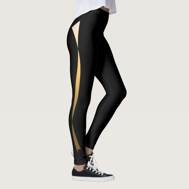 Gold Ribbon Leggings (Right)