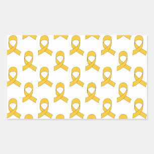 Gold Ribbon Pattern Sticker
