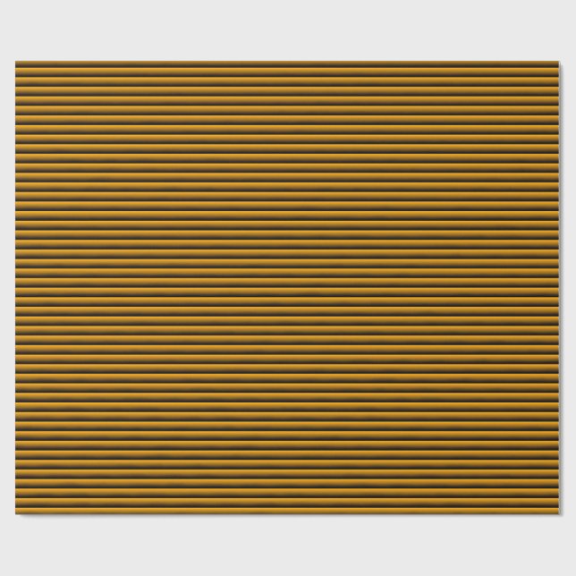 Gold Ripple Wrapping Paper (Flat)