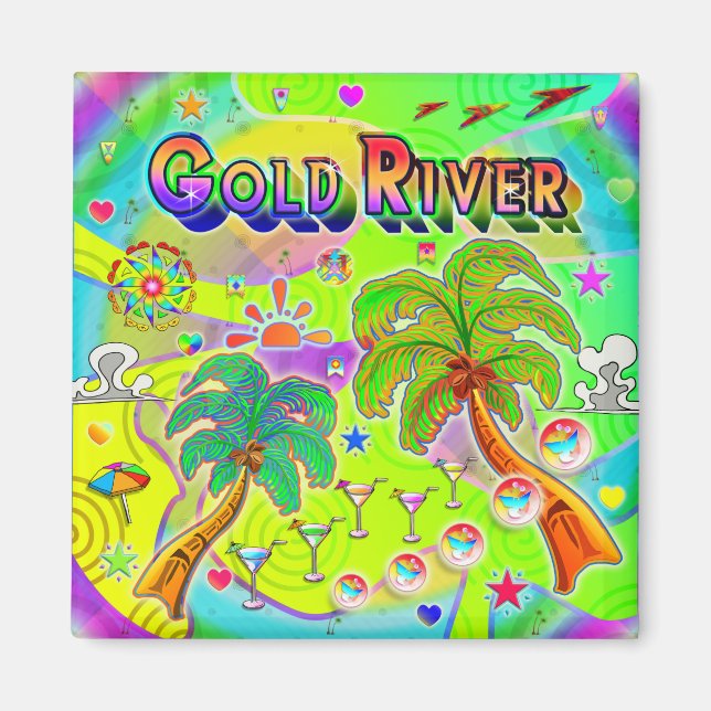 Gold River Mind Focus Magnet (Front)