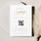 Gold Romantic Calligraphy Wedding QR Code