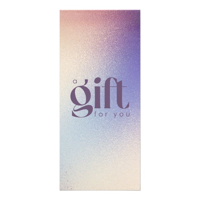 Gold Rose Glitter Elegant Trendy Gift Certificate (Front)