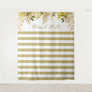 Gold Rose Graduation Tapestry